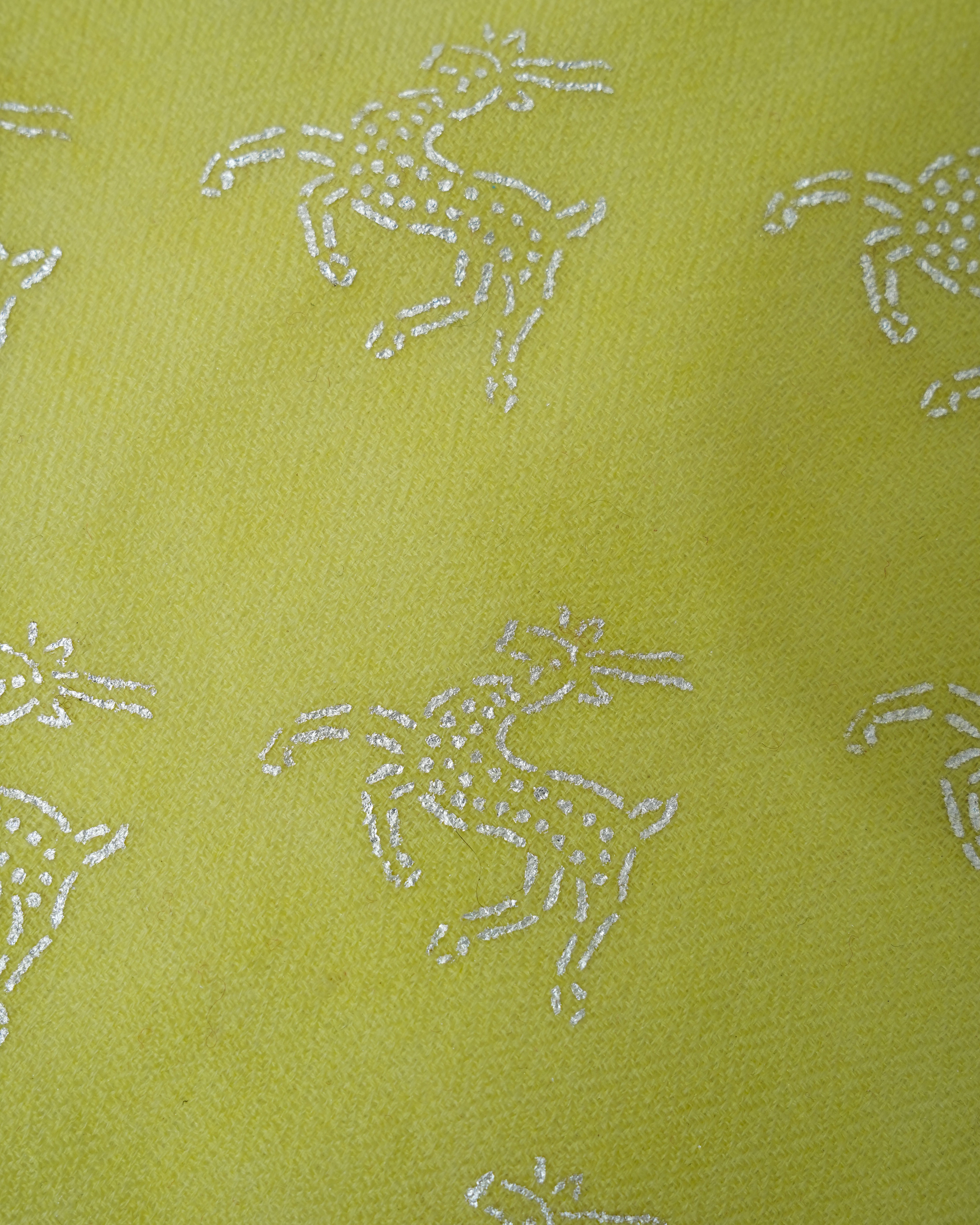 Pure Pashmina Lime Tie & Pocket Square