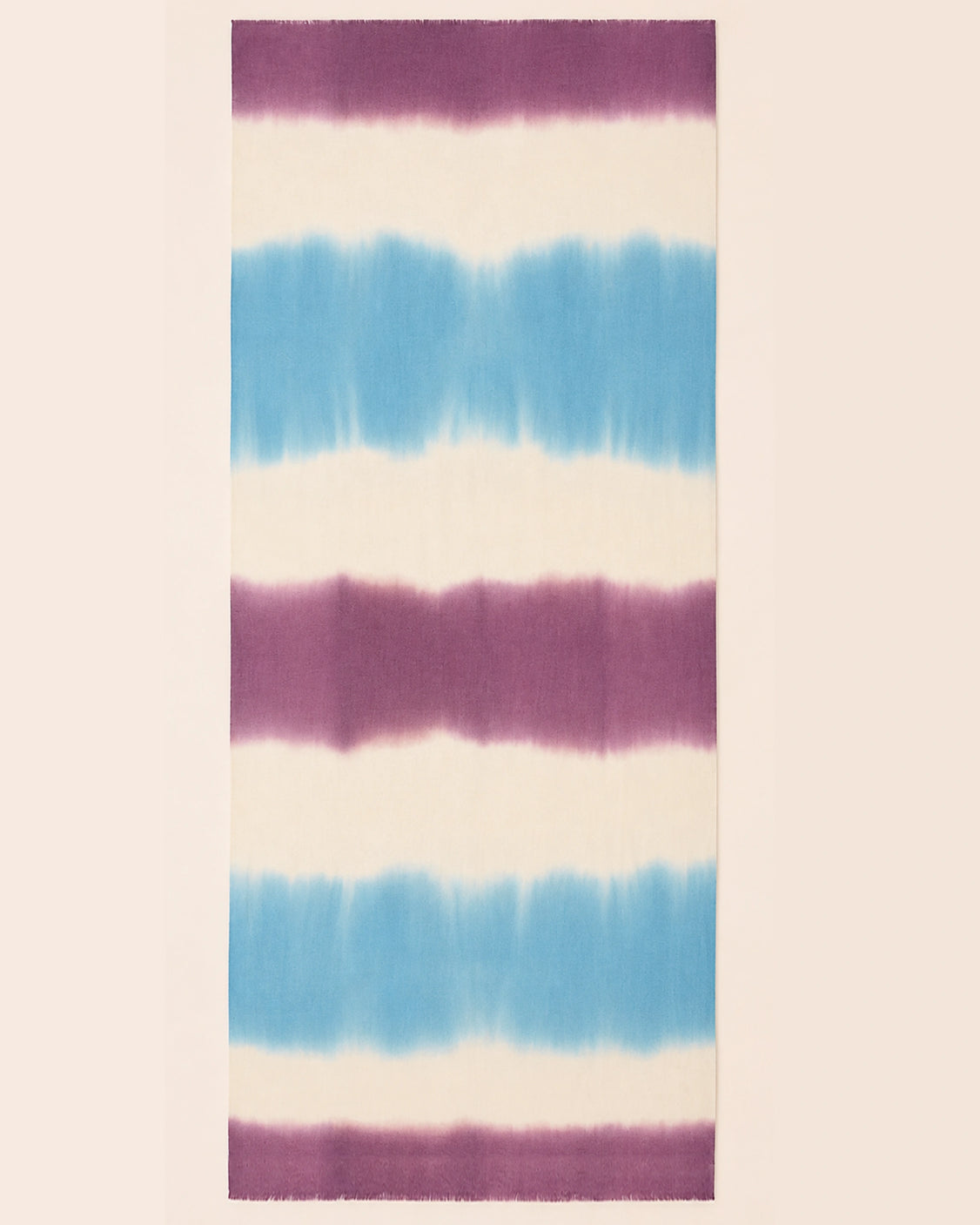 Purple And Blue Ombre Pure Pashmina Scarf