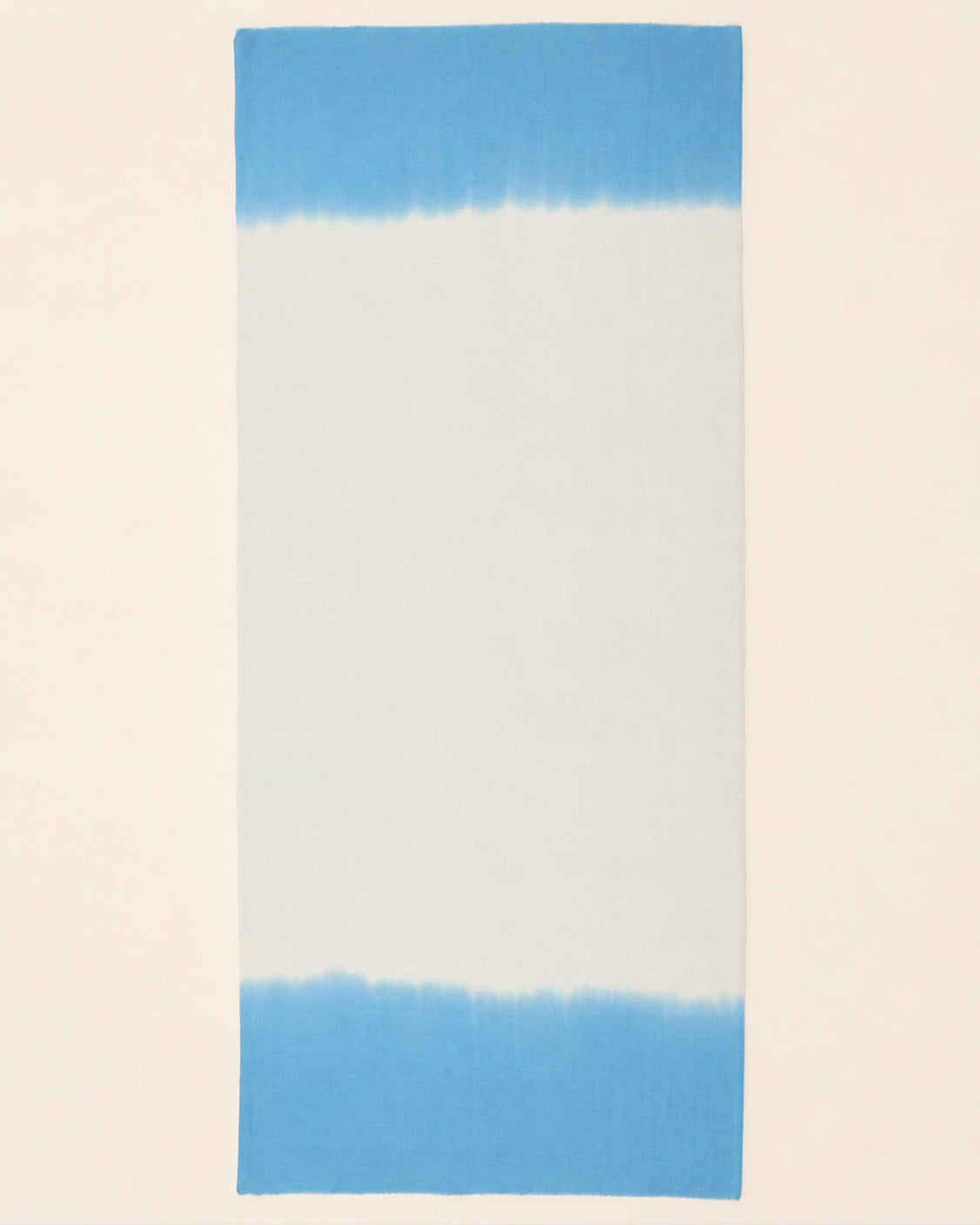Blue Ombre Fine Wool Scarf