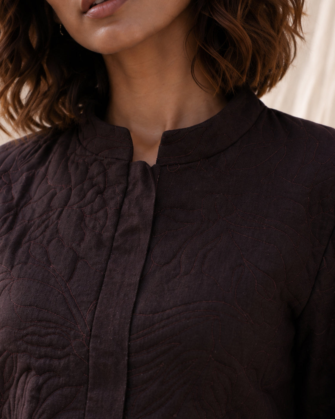 The Old Oak — Chocolate Brown Pashmina Set