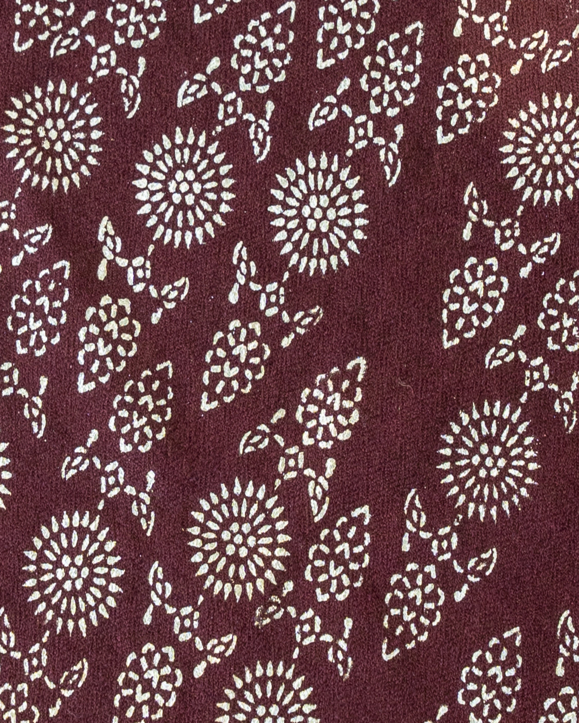 Brown Pure Pashmina Silver Printed Tie & pocket Square Set