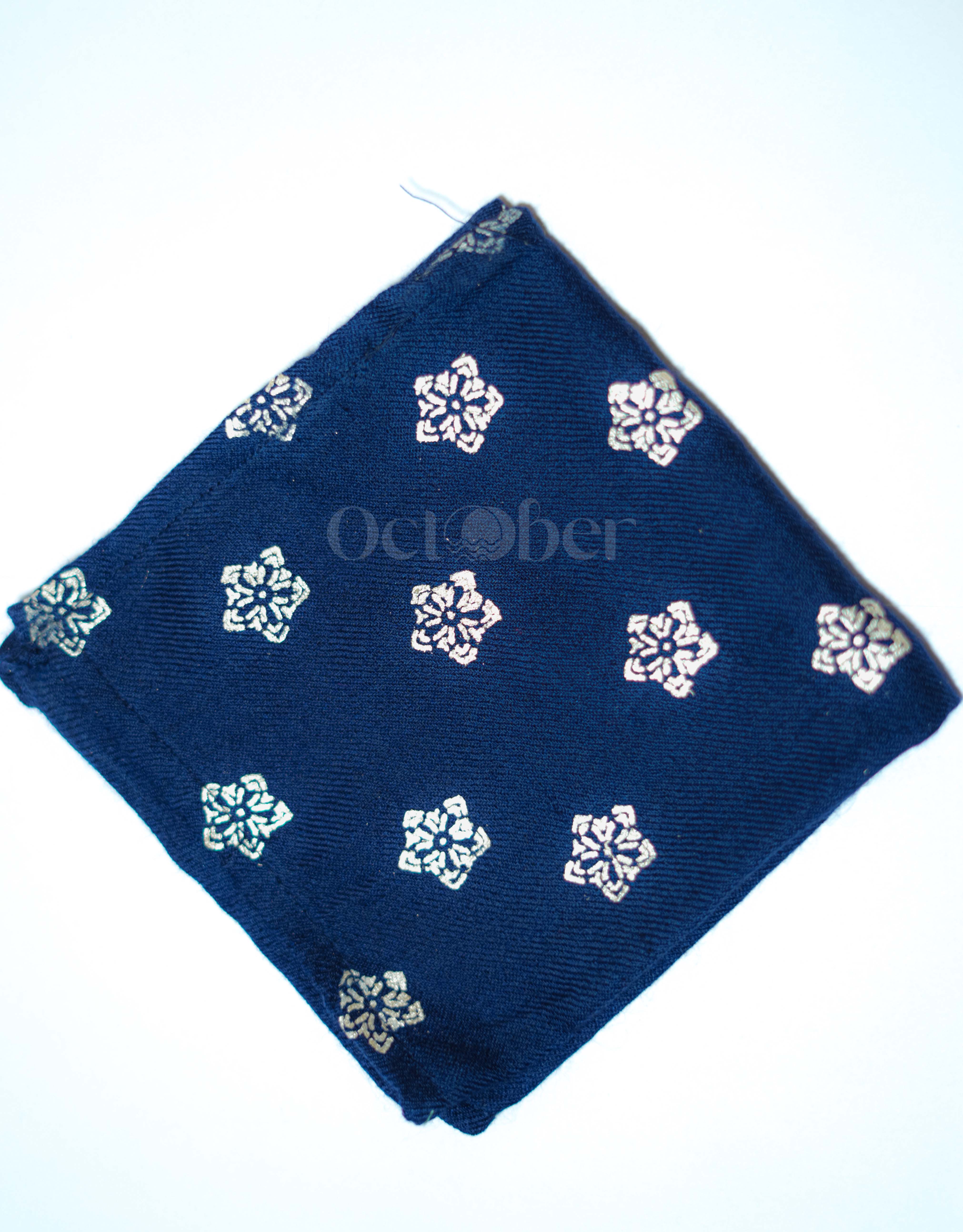 Blue Pashmina Tie & Pocket Square Set