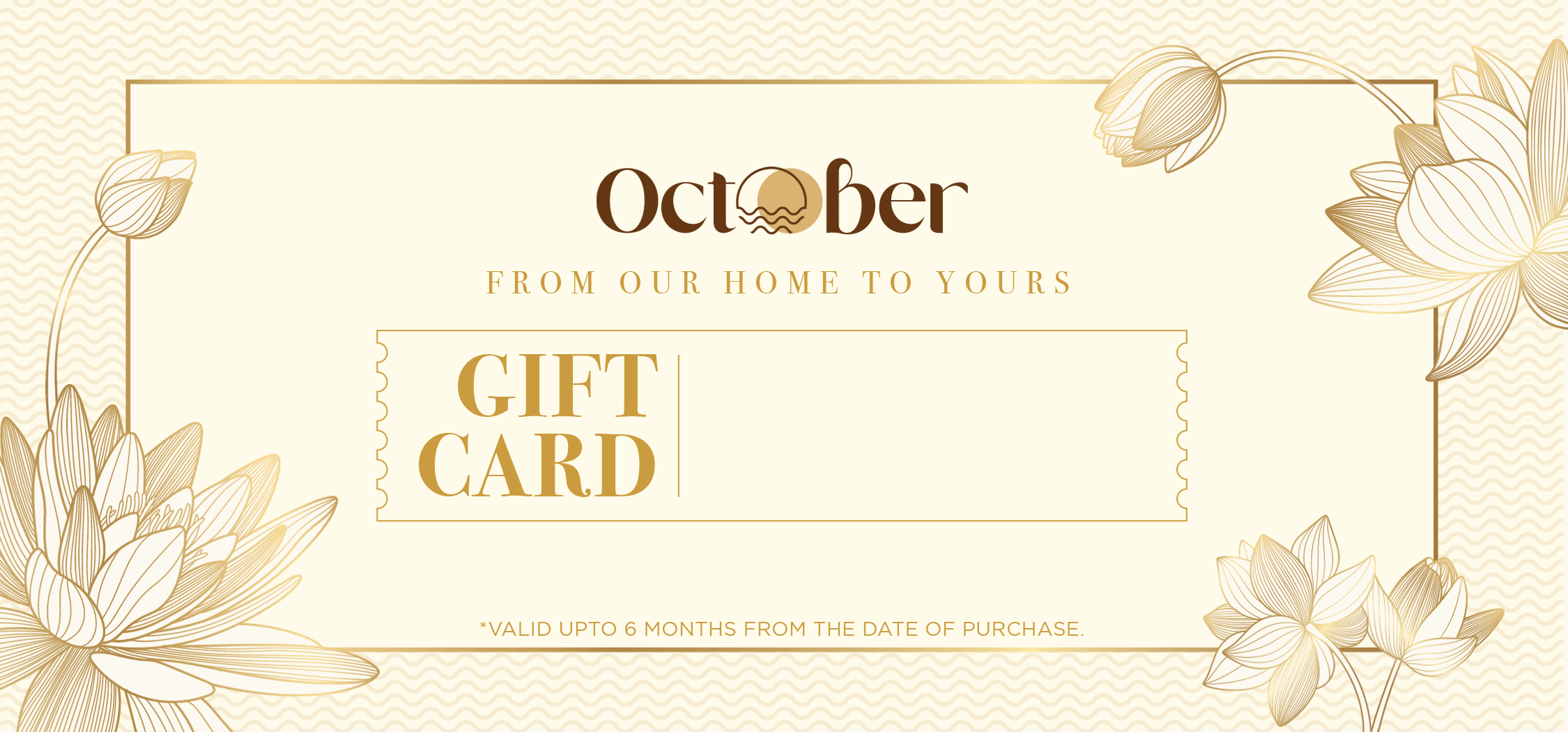 October gift card